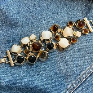Vintage Brighton multi stone bracelet